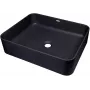 DEANTE Granite Countertop Washbasin Black Square Matte