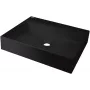 DEANTE Granite Countertop Washbasin with Tap Hole - 500x400 mm Graphite Black
