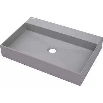 DEANTE Granite Countertop Washbasin with Tap Hole - 60x40 cm Graphite
