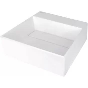 DEANTE Granite Countertop Washbasin with Tap Hole and Chrome Waste Grille - Graphite Black