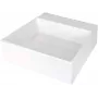 DEANTE Granite Countertop Washbasin with Tap Hole and Chrome Waste Grille - Graphite Black