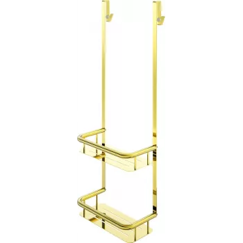 DEANTE Hanging Shower Caddy Black 2 Shelves