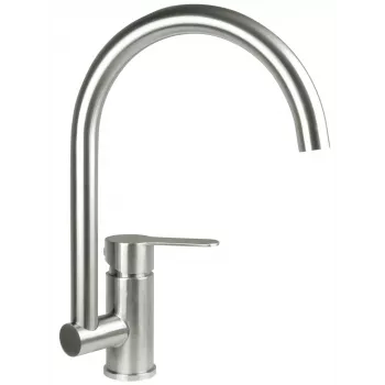 DEANTE Hiacynt Kitchen Faucet Chrome Brass Single-Lever Deck-Mounted Swivel