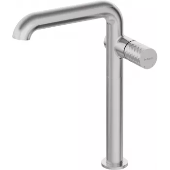 DEANTE High Basin Tap with Rectangular Spout, Matte Black, Arnika Nero