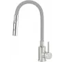 DEANTE Kitchen Faucet with Bent Spout - 2 Types of Spray, Chrome