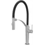 DEANTE Kitchen Faucet with Flexible Spout - 2 Types of Spray, Matte Black