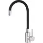 DEANTE Kitchen Faucet with Flexible Spout - Chrome/White