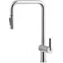 DEANTE Kitchen Faucet with Pull-Out Spout, Matte Black, Brass, Single-Lever, 360° Swivel, 377mm Height