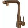 DEANTE Kitchen Faucet with Water Filter Connection and Pull-Out Spout, Chrome