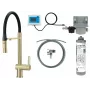 DEANTE Kitchen Faucet with Water Filtration Set, Flexible Spout, Matte Black