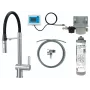 DEANTE Kitchen Faucet with Water Filtration Set, Flexible Spout, Matte Black, 3-Way