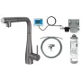 DEANTE Kitchen Faucet with Water Filtration System and Pull-Out Spout