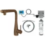 DEANTE Kitchen Faucet with Water Filtration System, Pull-Out Spout, Chrome