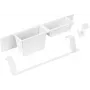 DEANTE Kitchen Sink Accessory Set 3-Piece Bamboo Chopping Board, Stainless Steel Dish Drainer, Soap Dispenser