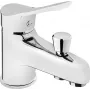 DEANTE KRAK BOJ 016L Wall-Mounted Chrome Brass Bathtub Faucet with Cross Handles