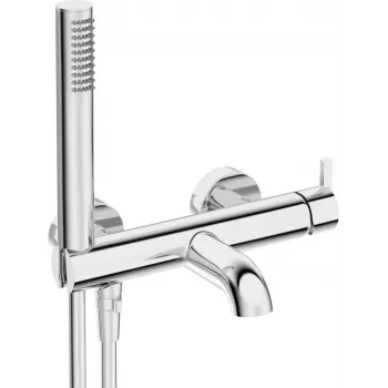 DEANTE Laguna Bath Mixer with Shower Set Chrome Wall-Mounted Single Lever