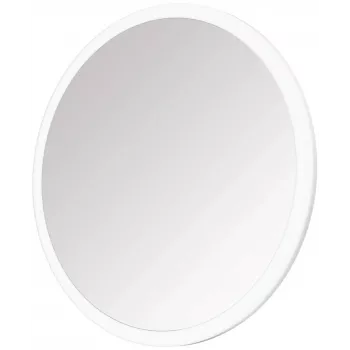 DEANTE Magnetic Cosmetic Mirror with LED Backlight - 5X Magnification, Stepless Dimming, USB-C Rechargeable, White