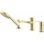 DEANTE Moza 3-Hole Deck Mounted Bathtub Faucet with Hand Shower, Chrome