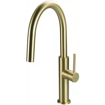 DEANTE Moza Single-Lever Kitchen Mixer with Pull-Out Spout, Chrome
