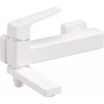 DEANTE Moza Wall-Mounted Bathtub Mixer with Foldable Spout, Chrome