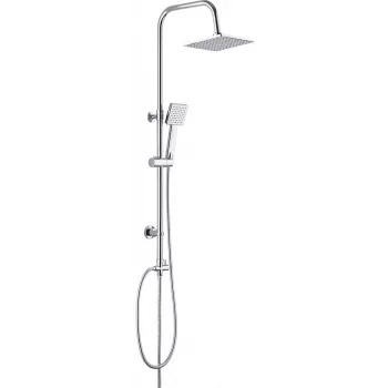 DEANTE NAC 01FK 1-Function Shower Head, Rain Spray, Chrome, 100 mm