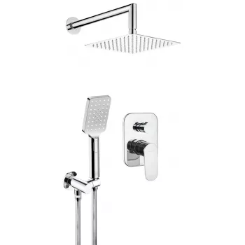 DEANTE NAC_09LP Concealed Shower Set, Matte Black