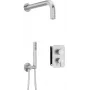 DEANTE Neo Concealed Shower Set with Mixer BOX and Hand Shower, Chrome, Single-Lever, Brass