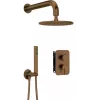 DEANTE Neo Concealed Shower Set with Mixing Box and Head - Chrome, 250x250mm Rain Shower, Hand Shower, Single-Lever