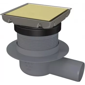 DEANTE Point Drain - Reversible 100x100 mm Stainless Steel Shower Drain