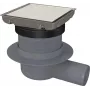 DEANTE Point Drain - Reversible Stainless Steel Shower Drain 150x150mm