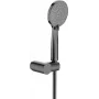 DEANTE Point Shower Set with Mixer, Chrome, 200 mm Overhead Rain Shower, Wall-Mounted