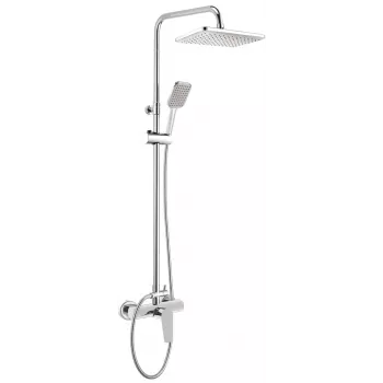 DEANTE Rain Shower with Shower Faucet Chrome 250mm