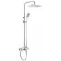 DEANTE Rain Shower with Shower Faucet Chrome 250mm