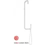 DEANTE Rain Shower with Shower Faucet - Chrome, 250mm Round Rain Shower Head, 3-Function Hand Shower, Wall-Mounted