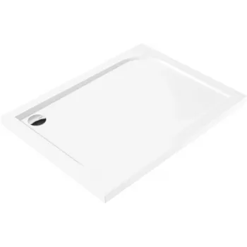 DEANTE Rectangular Acrylic Shower Tray 100x80 cm White