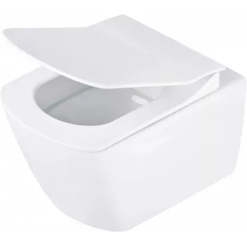 DEANTE Rimless Wall-Hung Toilet Bowl President Series White Ceramic