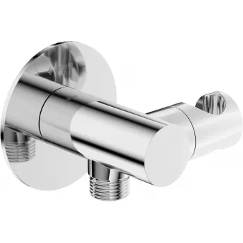 DEANTE Round Angled Connector with Handset Holder