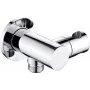 DEANTE Round Angled Connector with Handset Holder - Chrome