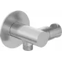 DEANTE Round Angled Connector with Handset Holder - RJ11 6P4C Female White