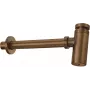 DEANTE Round Washbasin Siphon - Polished Chrome Bottle Trap, Adjustable Height, 32mm Connection
