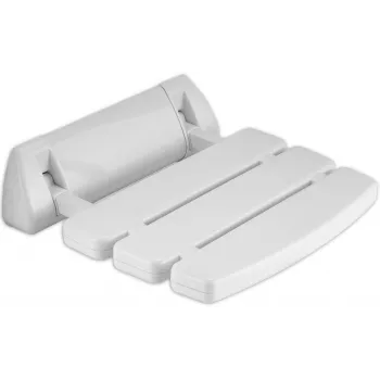 DEANTE Secura Folding Wall Seat White 130 kg Load Capacity