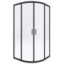 DEANTE Semicircular Shower Enclosure 80x80 cm Chrome