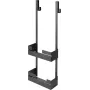 DEANTE Shelf Hanging on the Cabin - Chrome-Plated Steel Shower Caddy with 2 Baskets and 2 Hooks