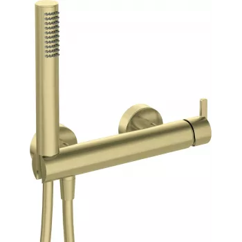 DEANTE Shower Faucet with Shower Set - Arnika Series - Black - Wall-Mounted Single-Lever Mixer