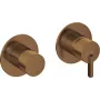 DEANTE Shower Faucet with Spray Switch - Horizontal, Chrome, Brass, Single-Lever