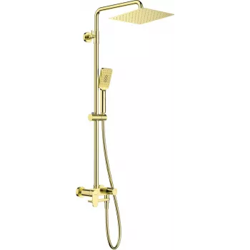 DEANTE Shower Head with Bathtub Mixer - Movable Spout, Chrome