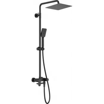 DEANTE Shower Head with Bathtub Mixer - Movable Spout, Chrome, Brass