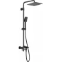 DEANTE Shower Head with Bathtub Mixer - Movable Spout, Chrome, Brass