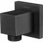 DEANTE Square Angle Connection for LED Profiles - 90 Degree Corner Connector, Black