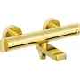 DEANTE Thermostatic Bathtub Mixer Matte Black 2-Hole Wall-Mounted